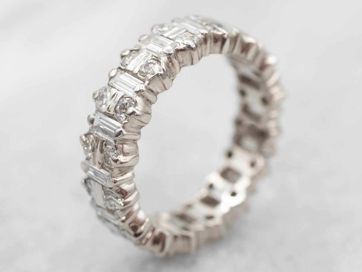 Platinum Diamond Eternity Wedding Band