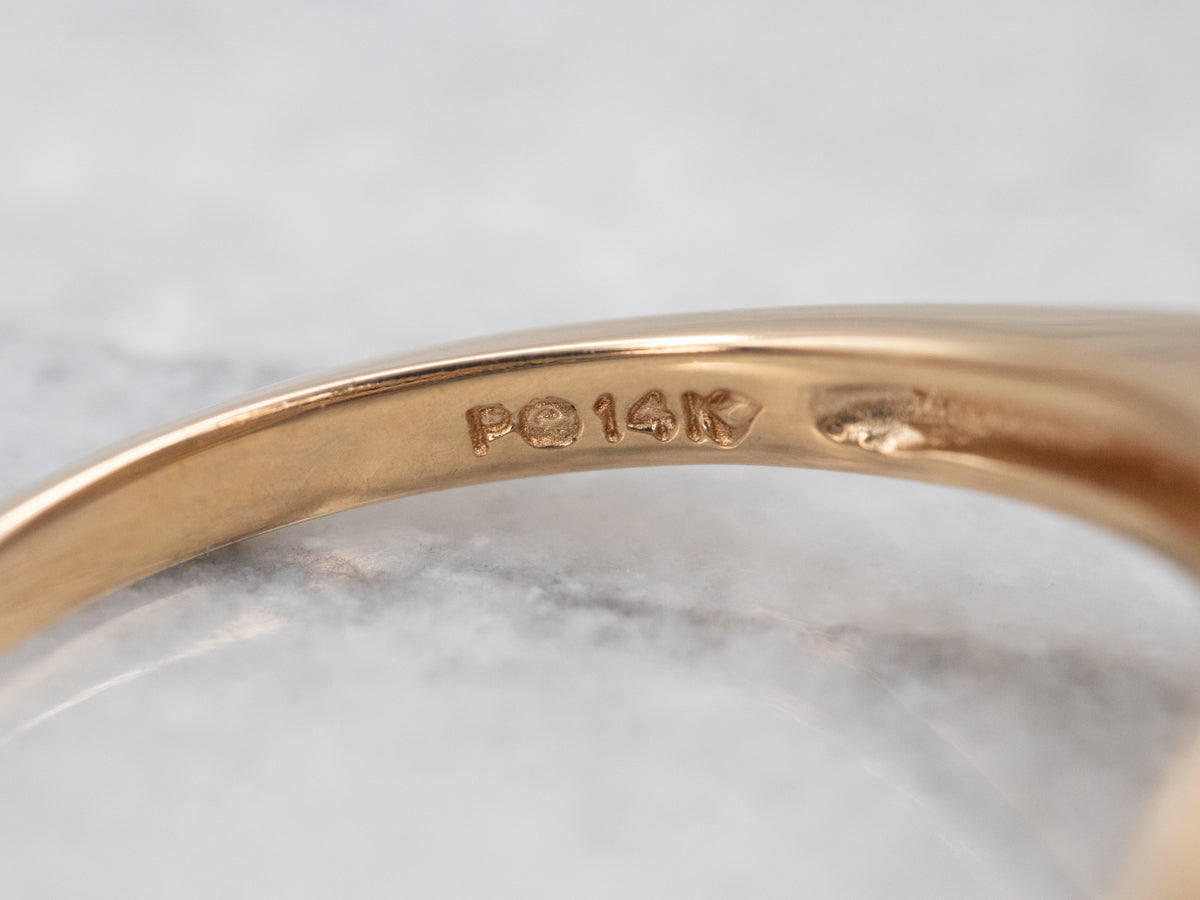 Vintage Five Stone Emerald Bypass Ring