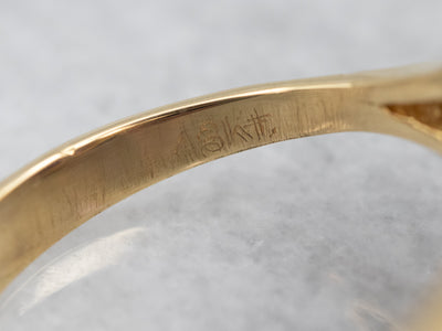 Ornate 18-Karat Gold Amethyst Cocktail Ring