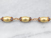 Vintage 18K Gold and Enamel Bracelet