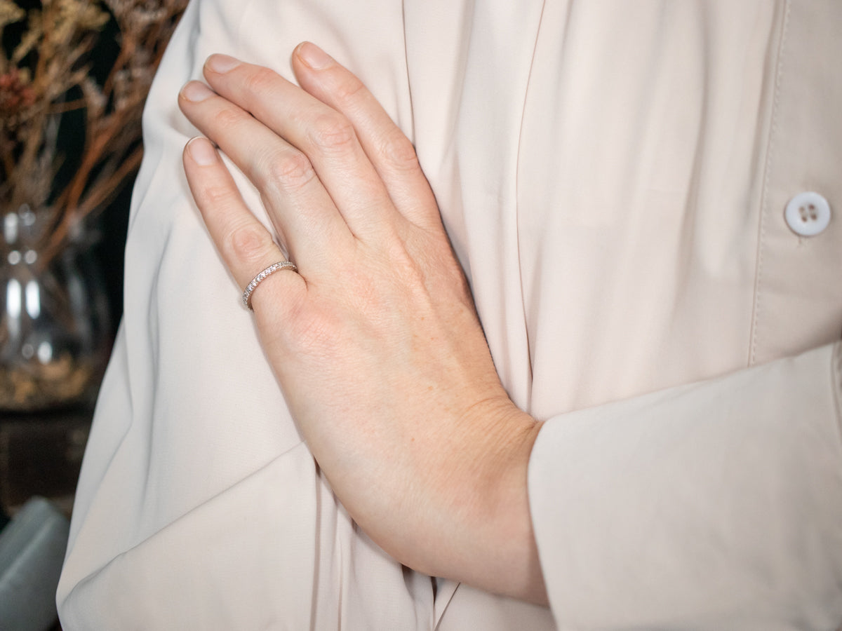 White Gold Diamond Eternity Band