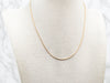 Yellow Gold Rope Twist Chain with Lobster Clasp