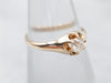 Stunning Yellow Gold Old Mine Cut Diamond Buttercup Solitaire Engagement Ring