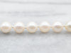 Genuine Yellow Gold Saltwater Pearl Strand Necklace