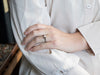 White Gold Art Deco Diamond Solitaire Engagement Ring
