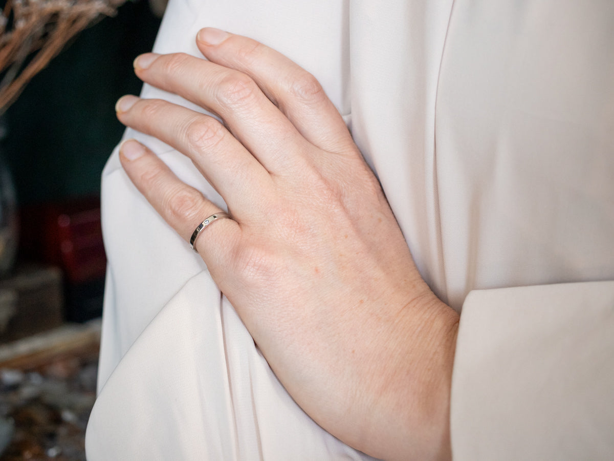 Palladium and Diamond Etoile Band