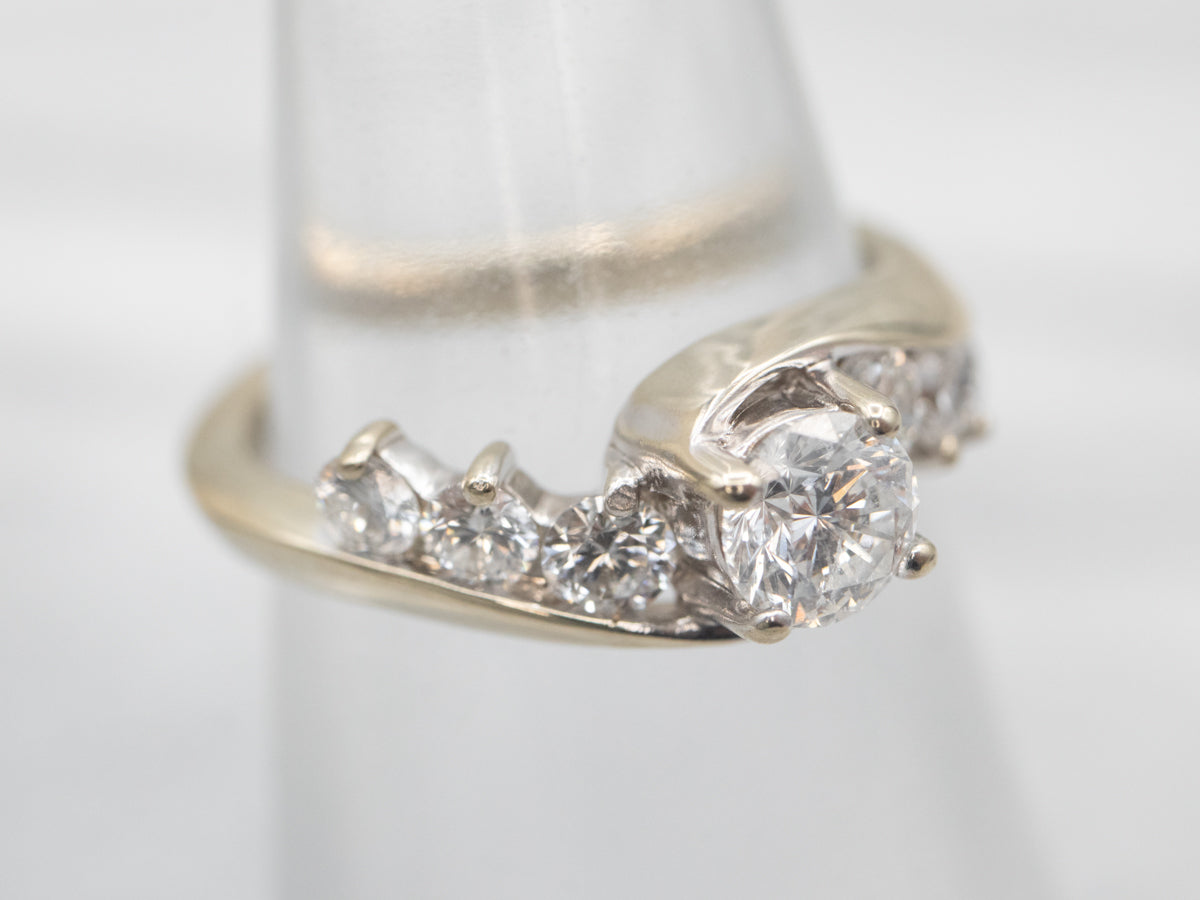 The Leo Diamond Bypass Engagement Ring