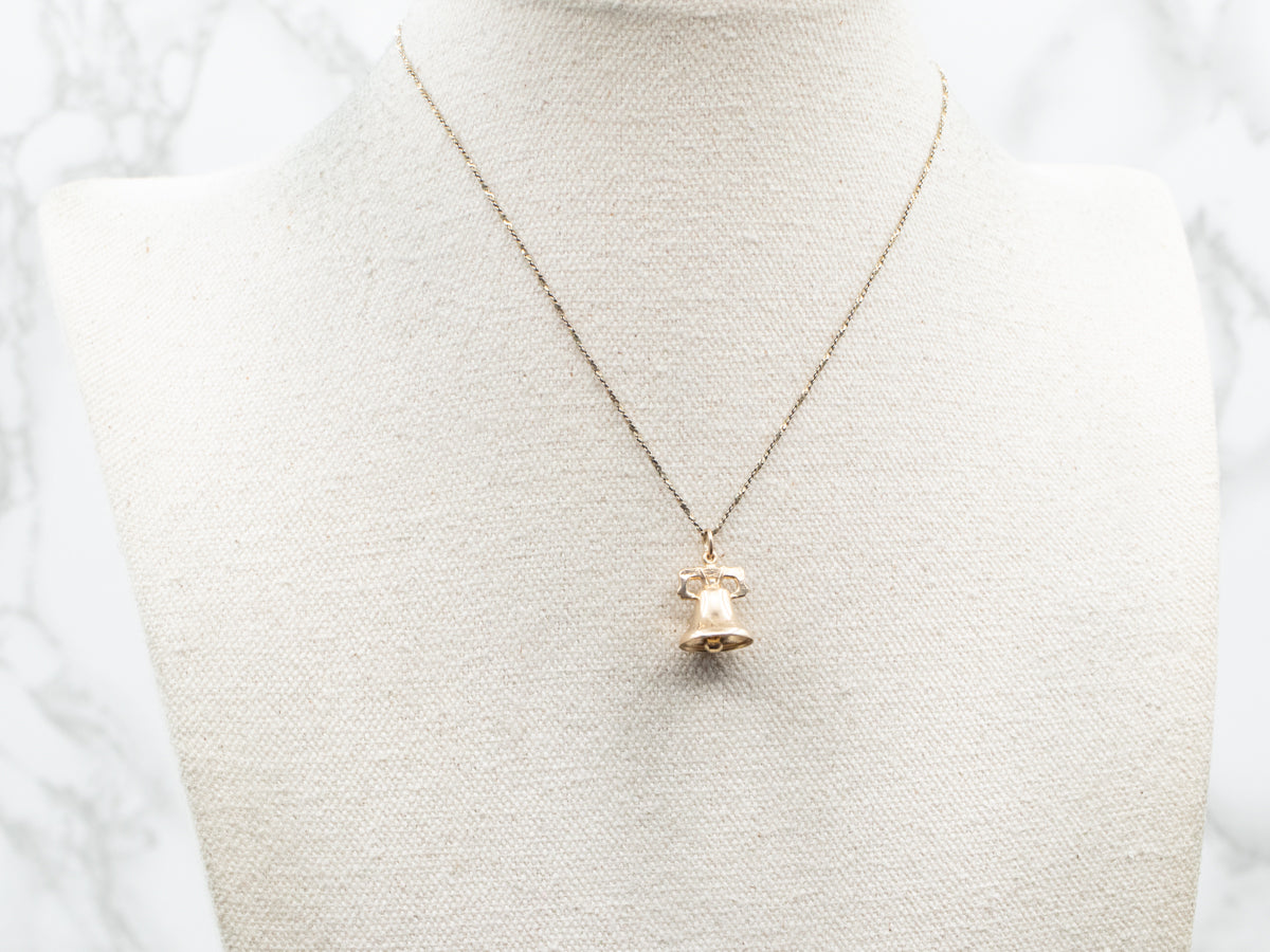 Yellow Gold Bell Charm
