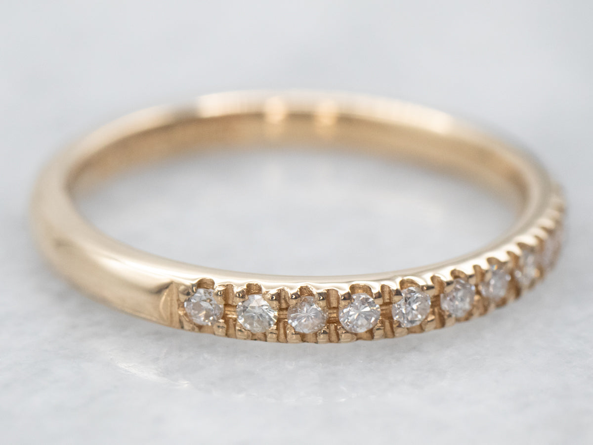 Yellow Gold Diamond Wedding Band