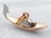 Two Tone 18-Karat Gold Gondola Charm Pendant