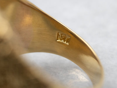Fine 18-Karat Gold Woven Basket Weave Ring