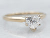Sweetheart Diamond Solitaire Engagement Ring