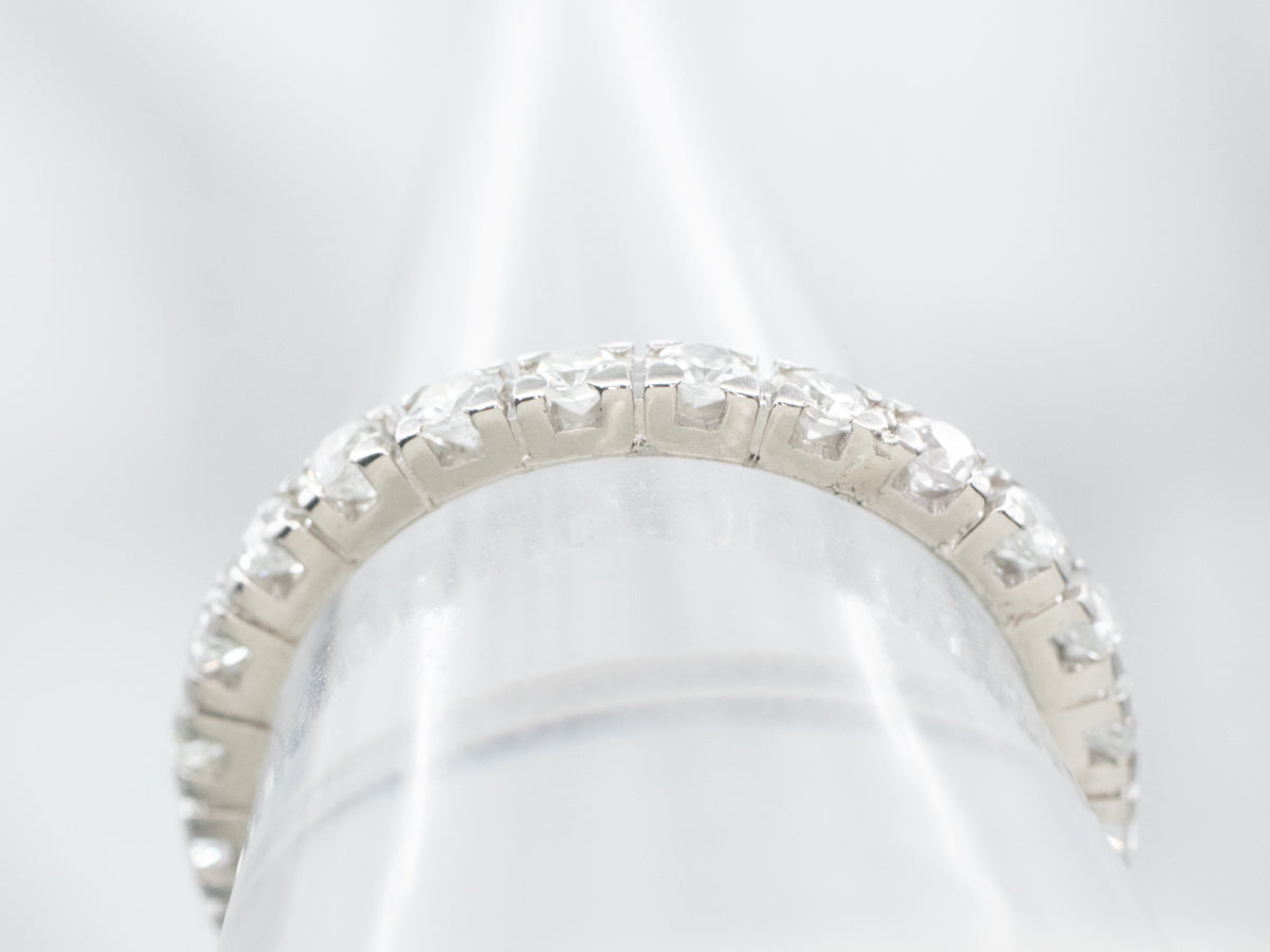 Platinum Diamond Eternity Band