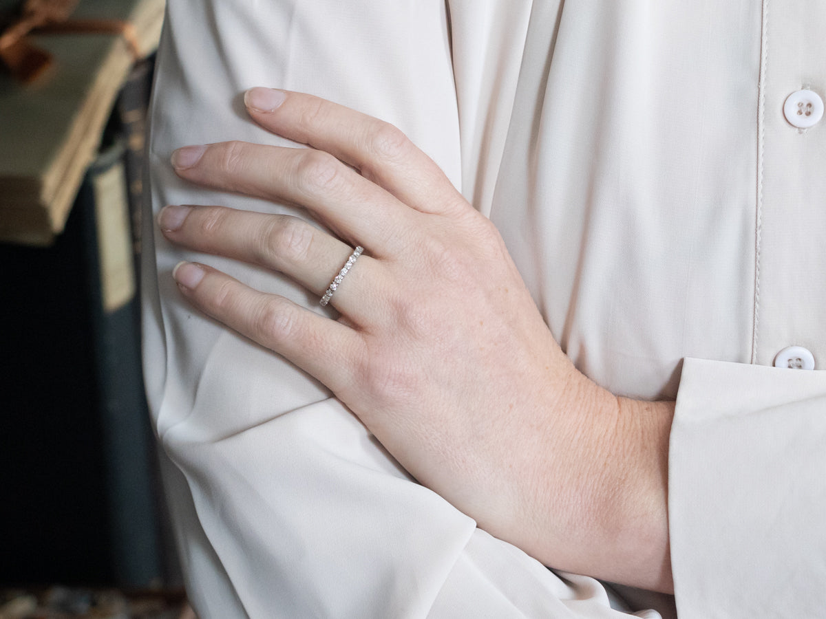 Platinum Diamond Eternity Band