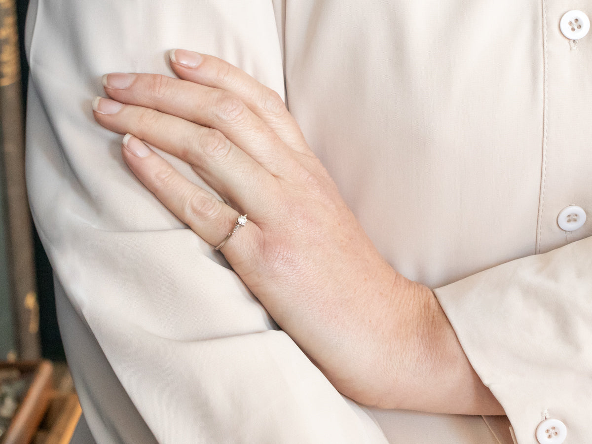 Vintage 1950s Diamond Engagement Ring