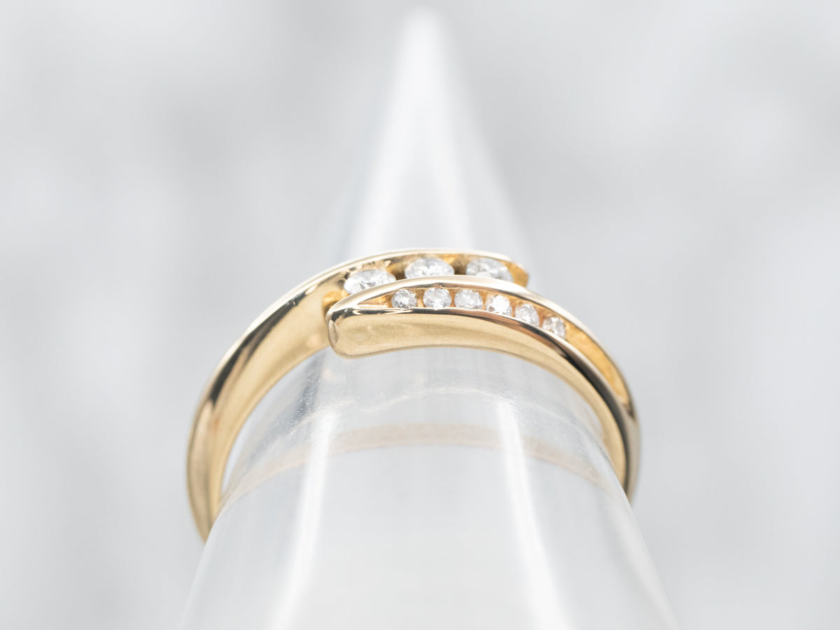 Channel Set Diamond Bypass Band