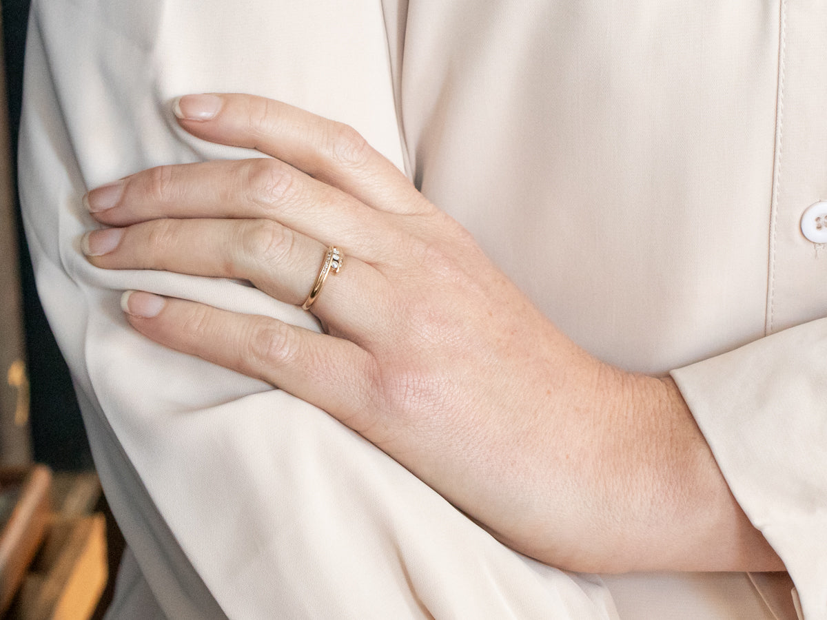 Channel Set Diamond Bypass Band