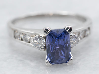 Modern Sapphire and Diamond Bubble Ring - Jewellery Discovery