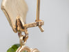 Victorian Gold and Enamel Peridot Drop Earrings