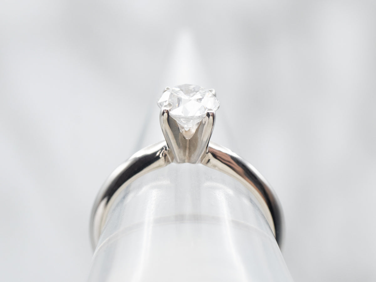 White Gold Diamond Solitaire Engagement Ring