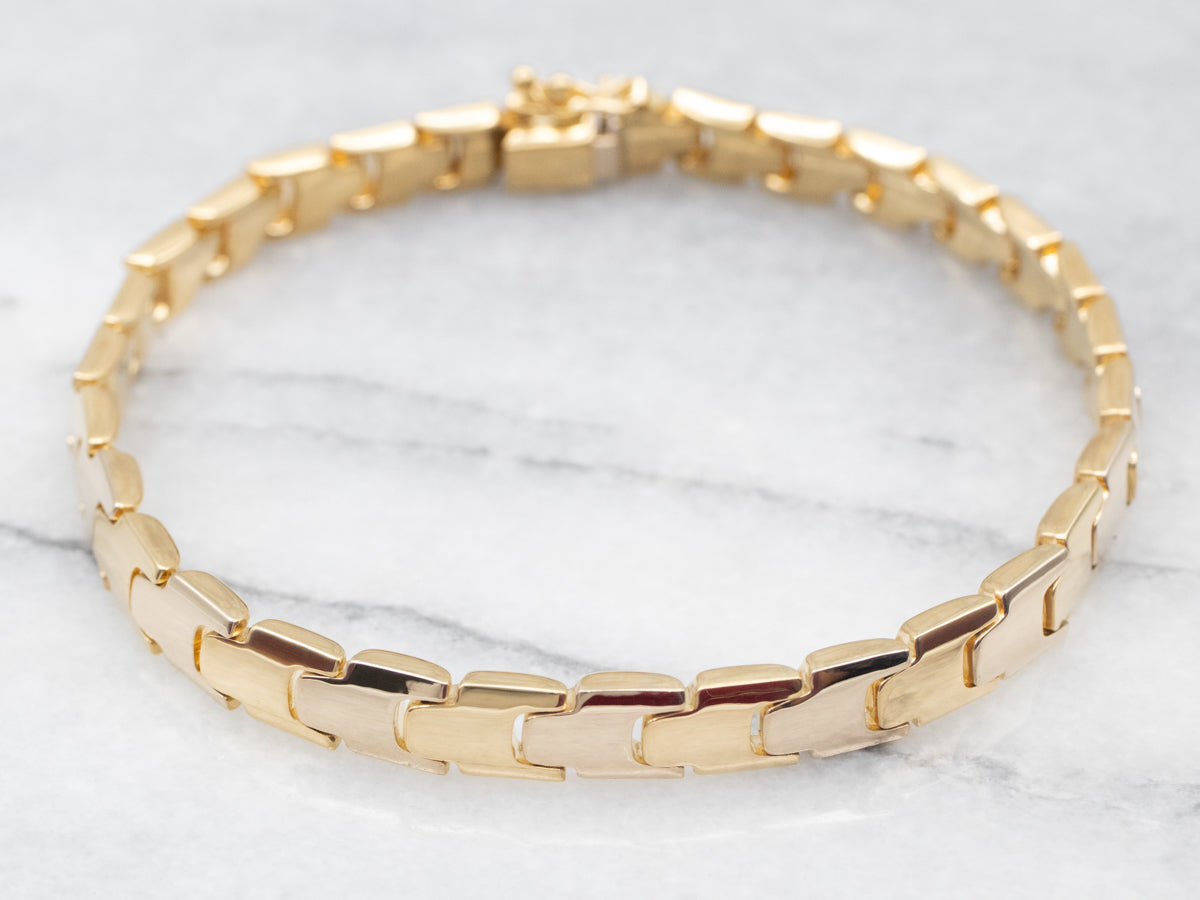 Yellow 18-Karat Gold Link Bracelet