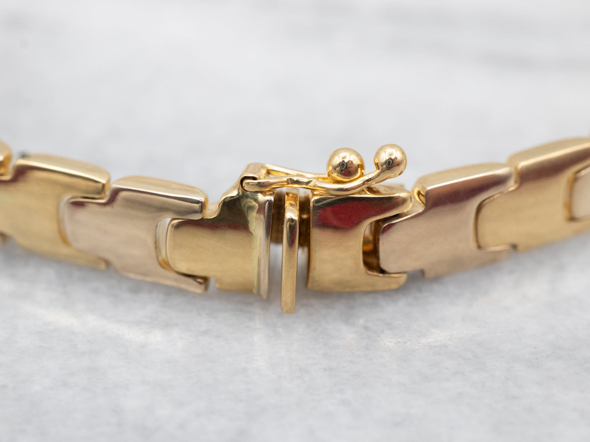 Yellow 18-Karat Gold Link Bracelet