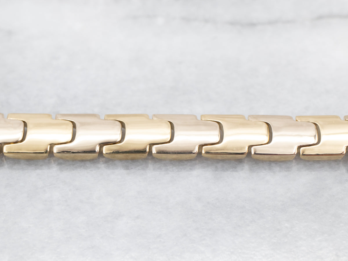 Yellow 18-Karat Gold Link Bracelet