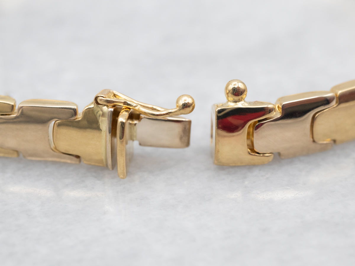 Yellow 18-Karat Gold Link Bracelet