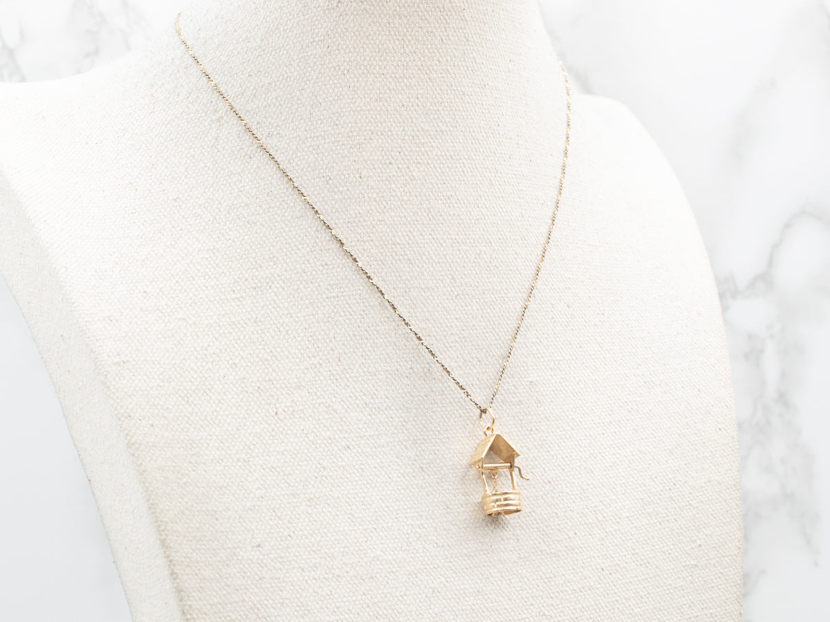 Yellow Gold Wishing Well Pendant