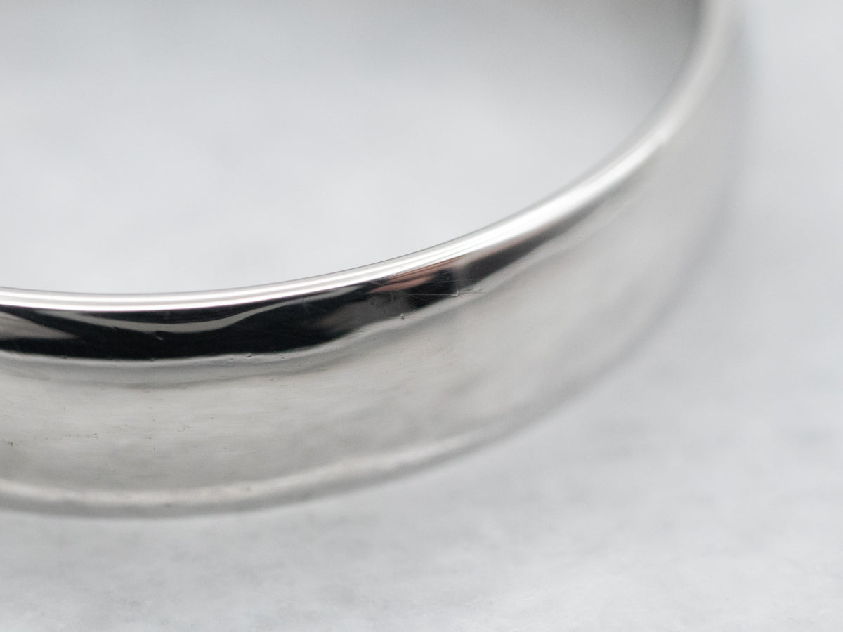 Palladium Plain Wedding Band