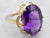 Buttercup Amethyst Cocktail Ring