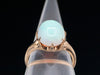 Antique Gold Australian Opal Solitaire Ring
