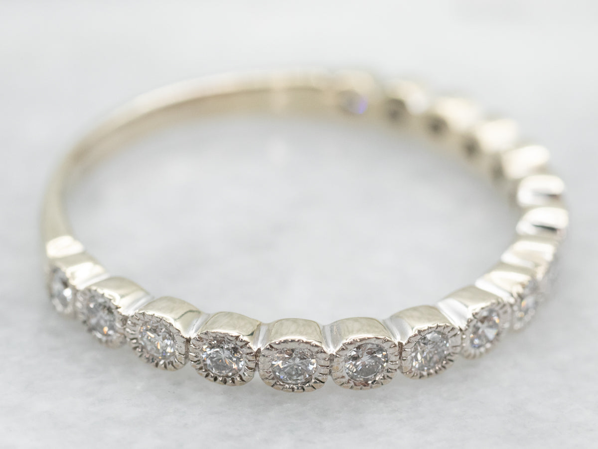 White Gold Diamond Wedding Band