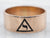 Rose Gold 14th Degree Scottish Rite Masonic Ring with Latin Motto