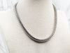Sterling Silver Woven Collar Necklace