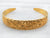 Sterling Silver Gold Plated Floral Cuff Bracelet