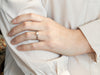 Modern Platinum Tacori Diamond Solitaire Engagement Ring