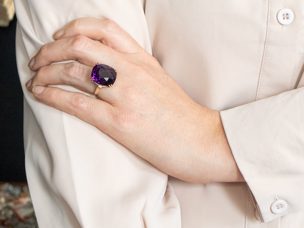 Stunning Amethyst Cocktail Ring
