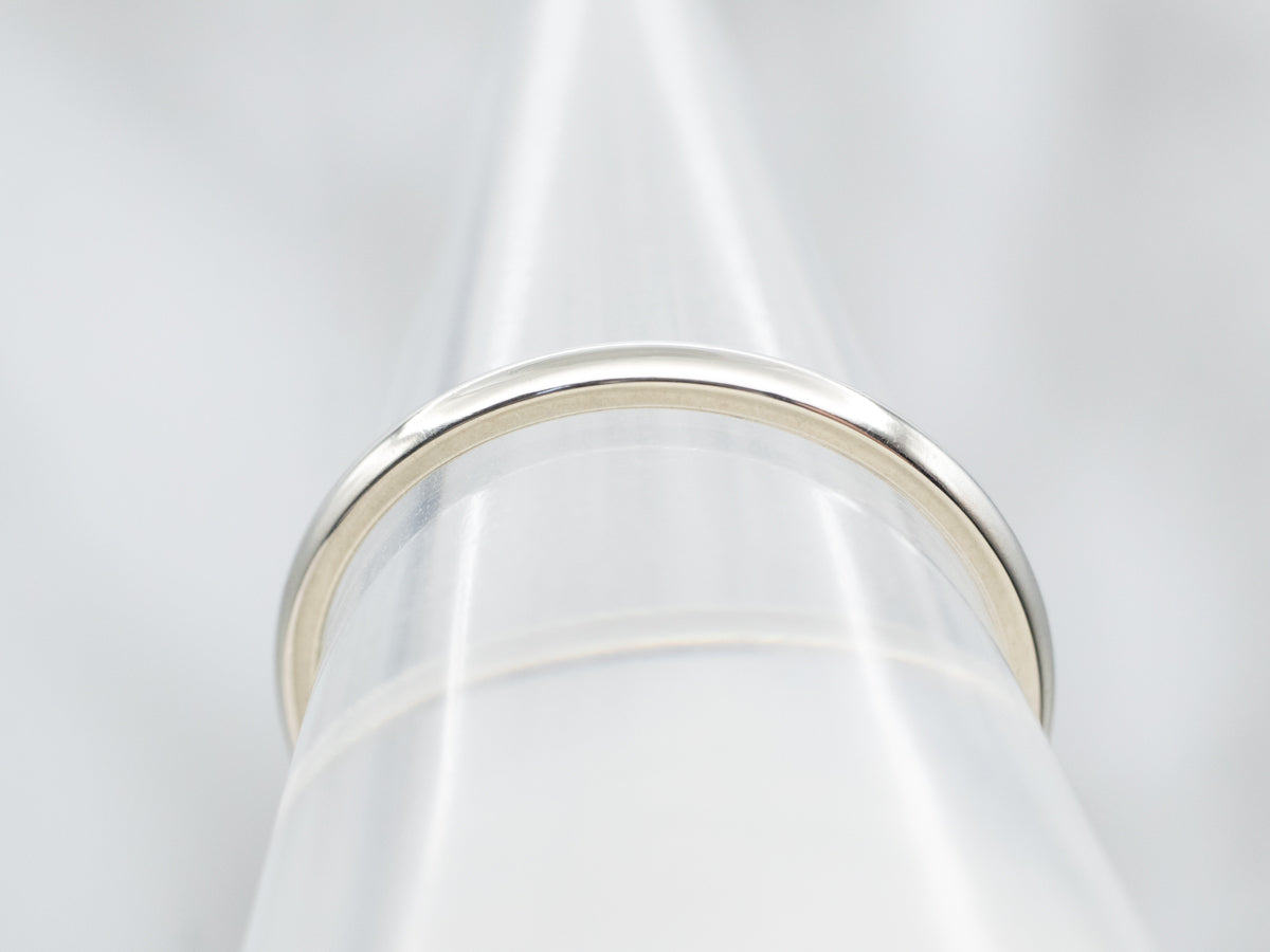 Minimalist Art Carved Wedding Band