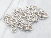 Sterling Silver Heavy Oval Link Chain with Lobster Clasp