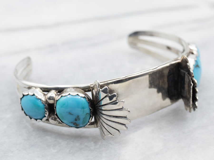 Sterling Silver Turquoise Watch Cuff