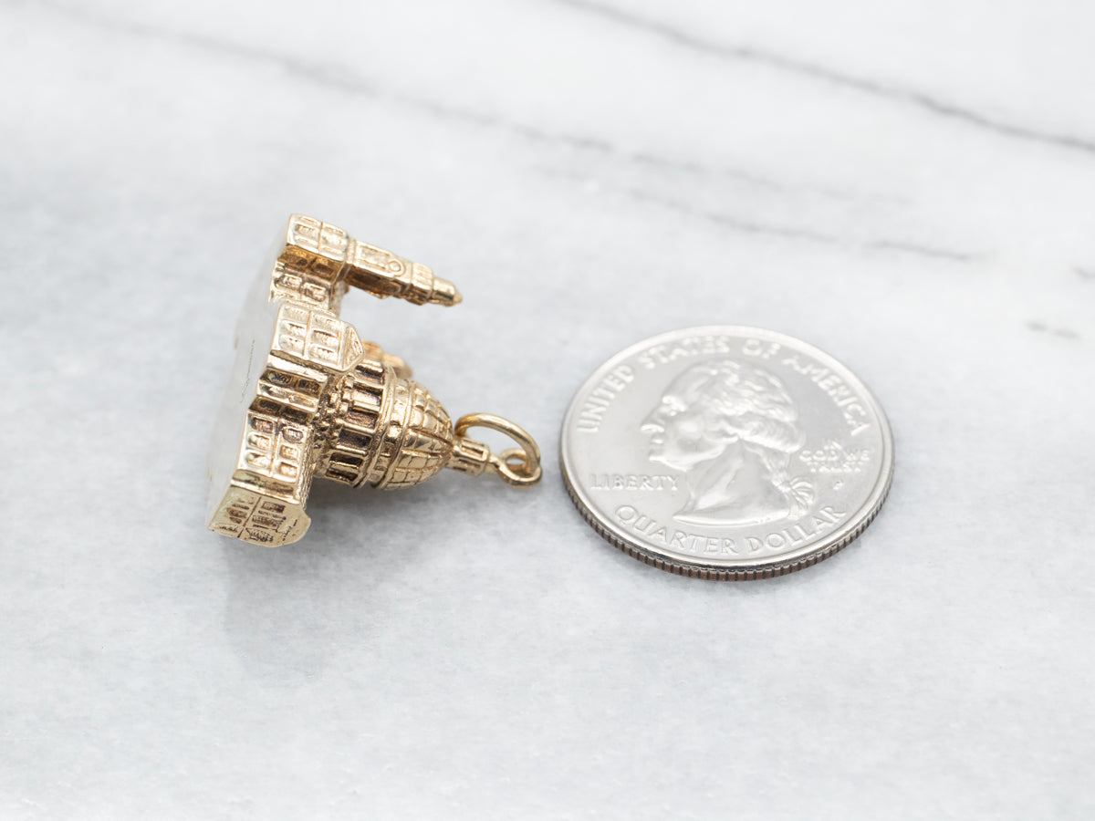 Yellow Gold Saint Paul's Cathedral Pendant
