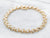 Yellow Gold Diamond Zig Zag Tennis Bracelet