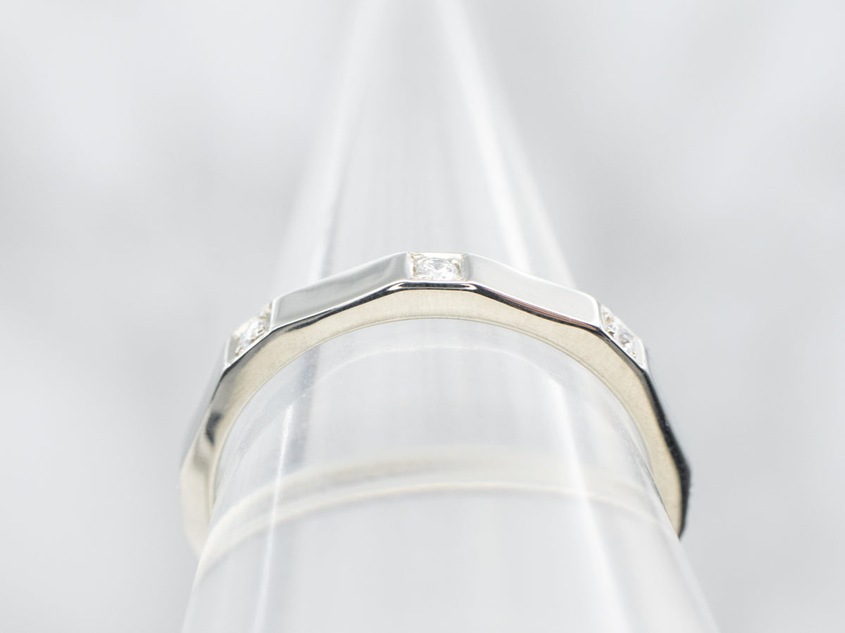 White Gold Diamond Eternity Wedding Band