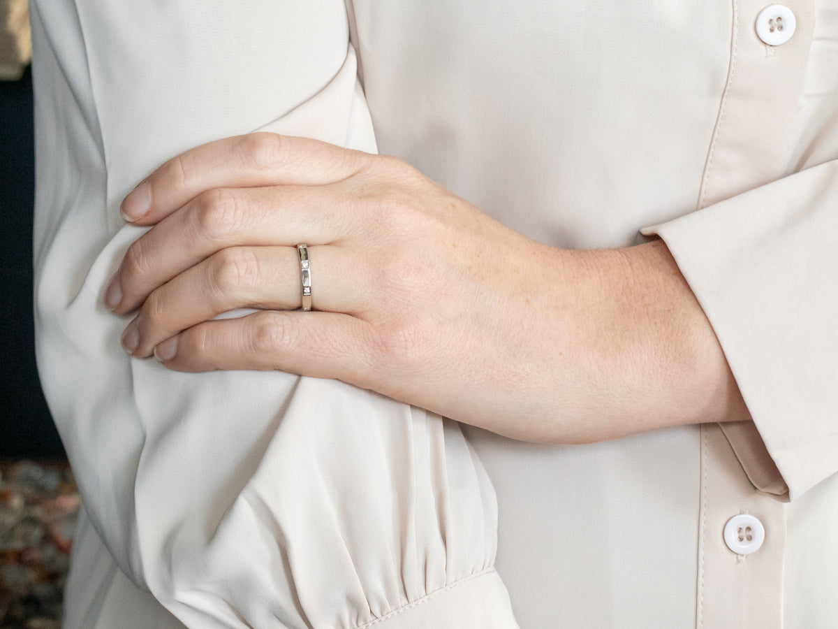 White Gold Diamond Eternity Wedding Band