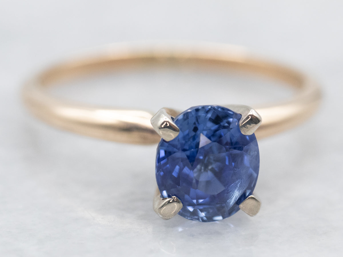 Classic Sapphire Solitaire Engagement Ring