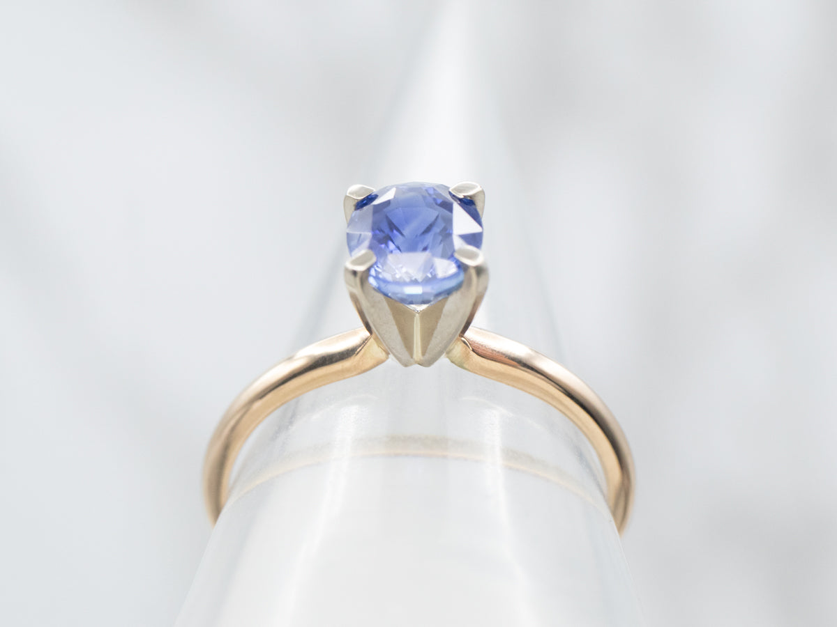 Classic Sapphire Solitaire Engagement Ring