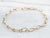 Yellow Gold Oval and Round Link Bracelet with Spring Ring Clasp
