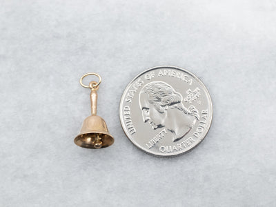 Yellow Gold Bell Charm