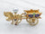 Yellow Gold Enamel and Pearl Horse and Carriage Brooch